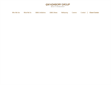 Tablet Screenshot of gmadvisorygroup.com